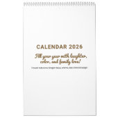 Calendrier de citations joyeuses 2026 (Protection)