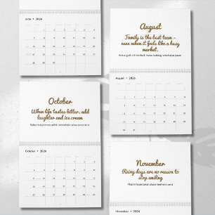 Calendrier de citations joyeuses 2026