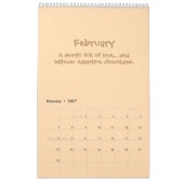 Calendrier de citations joyeuses 2026 (Feb 2027)