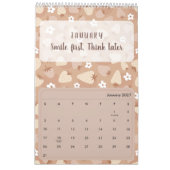 Calendrier de citations mignonnes 2026 (Jan 2027)