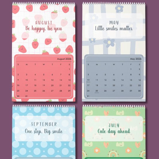 Calendrier de citations mignonnes 2026