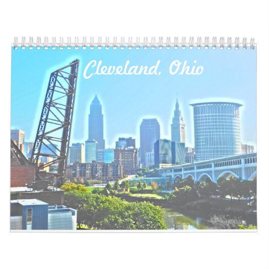 Calendrier de Cleveland Ohio de points de repère (Protection)