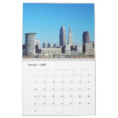Calendrier de Cleveland Ohio de points de repère (Jan 2027)