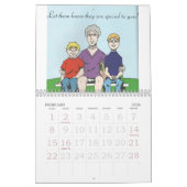 Calendrier de collage de grand-mamans (Feb 2026)