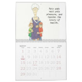 Calendrier de collage de grand-mamans (Mar 2026)