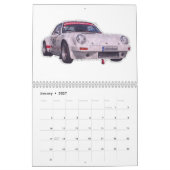 Calendrier de collection de voitures Vintage (Jan 2027)