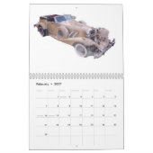 Calendrier de collection de voitures Vintage (Feb 2027)