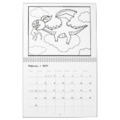 Calendrier de coloration 2025 (Feb 2027)