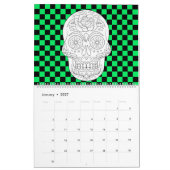 Calendrier de coloration pour adultes (Jan 2027)