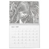 Calendrier de coloration pour adultes 2017 (Mar 2027)