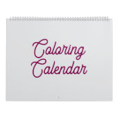 Calendrier de coloriage amusant (Protection)