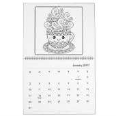 Calendrier de coloriage amusant (Jan 2027)