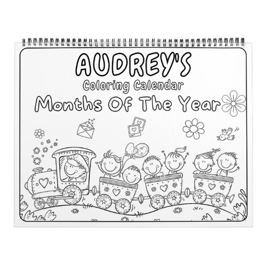 Calendrier de coloriage pour filles (Protection)