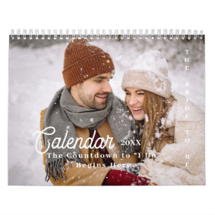 Calendrier de compte à rebours personnalisé Mariée