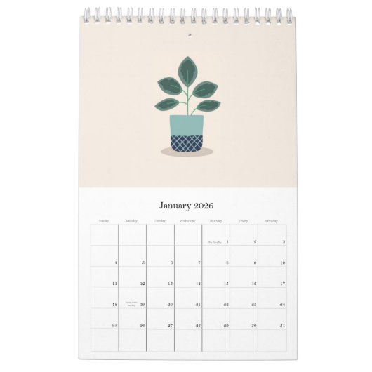 Calendrier De Conception Minimal 2022 Avec Housepl (Jan 2026)