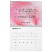 Calendrier de conseils de vie d'Alice Inoue 2026 (Feb 2027)