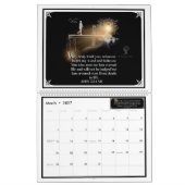 Calendrier de contemplation (art inspiré des verse (Mar 2027)