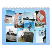 Calendrier de couleur d'île de Martha's Vineyard (Protection)