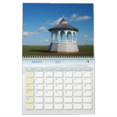 Calendrier de couleur d'île de Martha's Vineyard (Feb 2027)