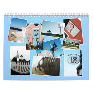 Calendrier de couleur d'île de Martha's Vineyard