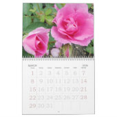 Calendrier de coutume de roses (Mar 2026)