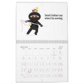 Calendrier De Couture Et D'Artisanat (Jan 2027)