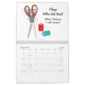 Calendrier De Couture Et D'Artisanat (Feb 2026)