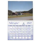 CALENDRIER DE COUVERTURE D'AMUSEMENT DE VACHE (Feb 2027)