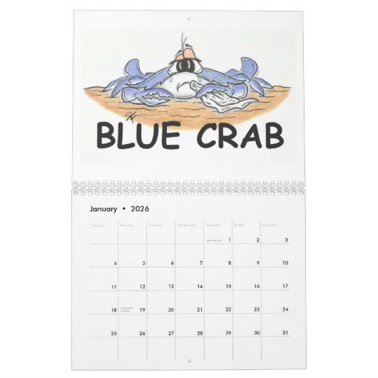 CALENDRIER DE CRABBITUDE (Jan 2026)