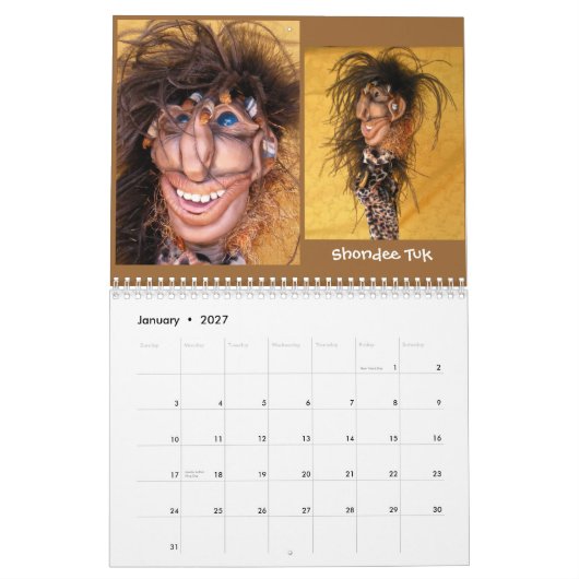 Calendrier de Crazies 2012 de Stir (Jan 2027)