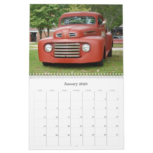 Calendrier de croisière classique par WIZARD Photo (Jan 2026)