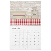 Calendrier de cuisine de pays (Jan 2026)