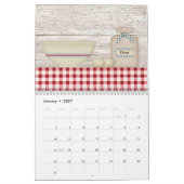 Calendrier de cuisine de pays (Jan 2027)