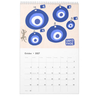 Calendrier de cuisine Scènes et motifs grecs de Rh