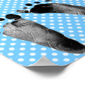 Calendrier de date prévue avec affiche de traces d (Coin)