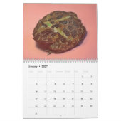 Calendrier de deux grenouilles vertes 2025 (Jan 2027)