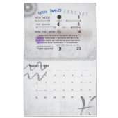 Calendrier de deux pages, Phases de lune (Feb 2026)