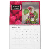 Calendrier de dragon de fruits et de baies (Feb 2026)