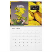 Calendrier de dragon de fruits et de baies (Mar 2027)