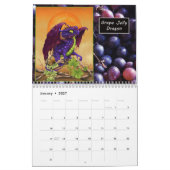 Calendrier de dragon de fruits et de baies (Jan 2027)