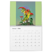 Calendrier de dragons de jardin (Jan 2026)