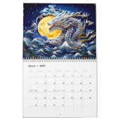 Calendrier de dragons en quilling chinois (Mar 2027)
