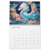 Calendrier de dragons en quilling chinois (Jan 2027)