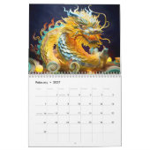 Calendrier de dragons en quilling chinois (Feb 2027)