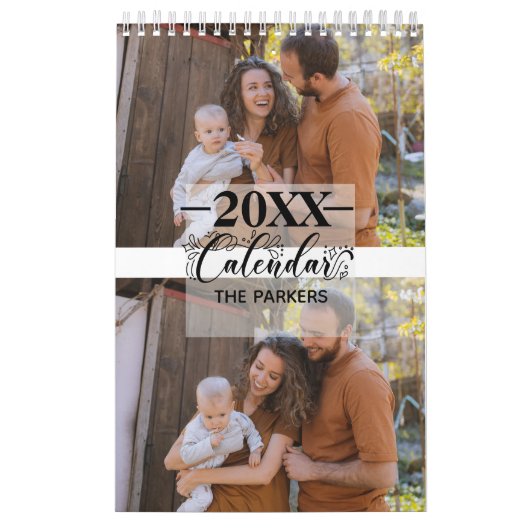 Calendrier de famille | 2 page photo (Protection)