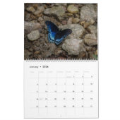 Calendrier de fantaisie de papillon (Jan 2026)