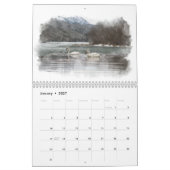 Calendrier de faune d'aquarelle (Jan 2027)