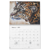 calendrier de faune de doyens d'illustration (Feb 2027)