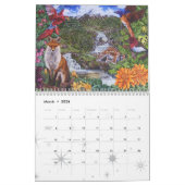 calendrier de faune de doyens d'illustration (Mar 2026)
