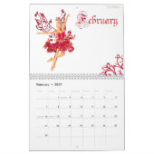 Calendrier de fées de danse de l'atelier de la (Feb 2027)